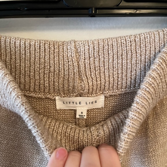 Knit set. Light material. Wide leg pants. Loose T - Picture 6 of 7